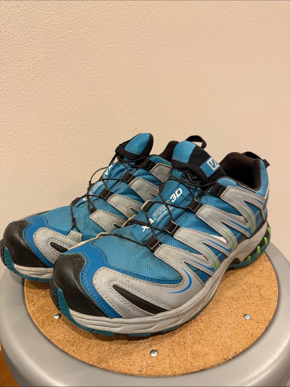 Salomon Trail Running Shoes - Teal Gray Black